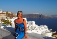 me in Oia for its famous sunset