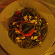 Minoan olive leaf pasta