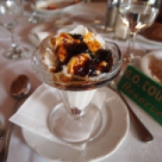 Greek yogurt with fig preserves