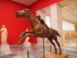 the 2nd century BC statue of a horse and young rider, recovered from a shipwreck off Cape Artemision in Evia